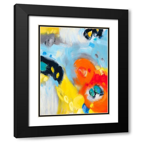 In the Loop II Black Modern Wood Framed Art Print with Double Matting by Bothne, Janet
