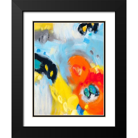 In the Loop II Black Modern Wood Framed Art Print with Double Matting by Bothne, Janet