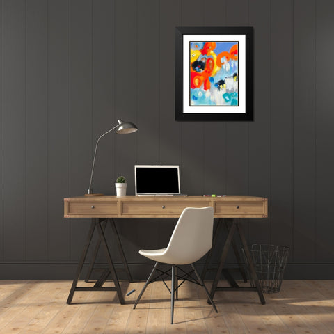 In the Loop V Black Modern Wood Framed Art Print with Double Matting by Bothne, Janet