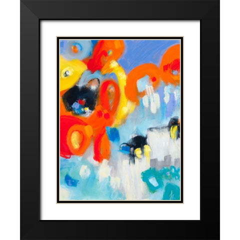 In the Loop V Black Modern Wood Framed Art Print with Double Matting by Bothne, Janet
