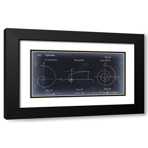 Mathematics III Black Modern Wood Framed Art Print with Double Matting by Johnson, Jason
