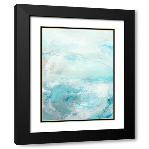 Glass Sea IV Black Modern Wood Framed Art Print with Double Matting by Vess, June Erica
