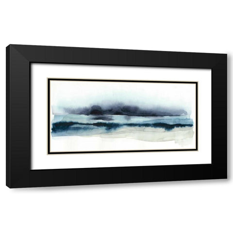 Stormy Sea I Black Modern Wood Framed Art Print with Double Matting by Popp, Grace
