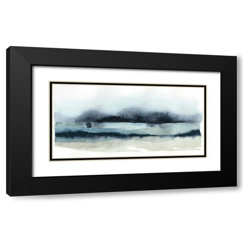 Stormy Sea II Black Modern Wood Framed Art Print with Double Matting by Popp, Grace