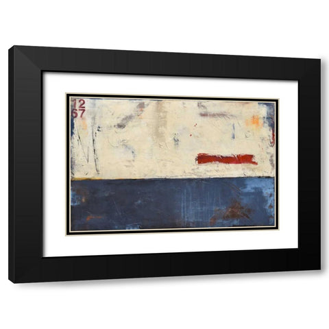 Label 1267 Black Modern Wood Framed Art Print with Double Matting by Ashley, Erin