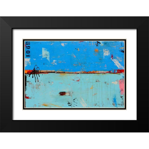 Match 1089 Black Modern Wood Framed Art Print with Double Matting by Ashley, Erin