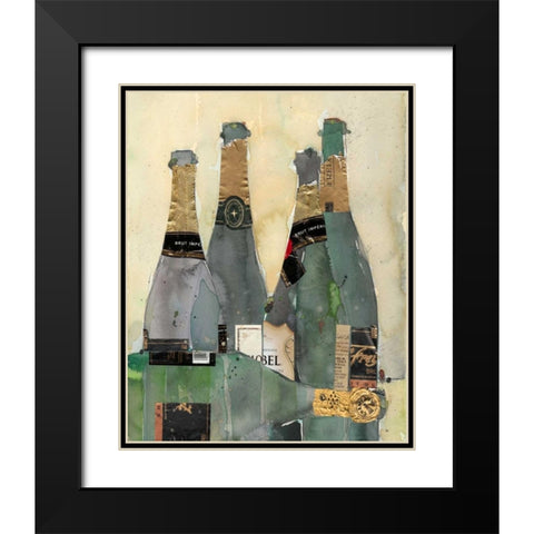 After the Toast I Black Modern Wood Framed Art Print with Double Matting by Dixon, Samuel