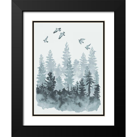 Sierra Vista I Black Modern Wood Framed Art Print with Double Matting by McCavitt, Naomi