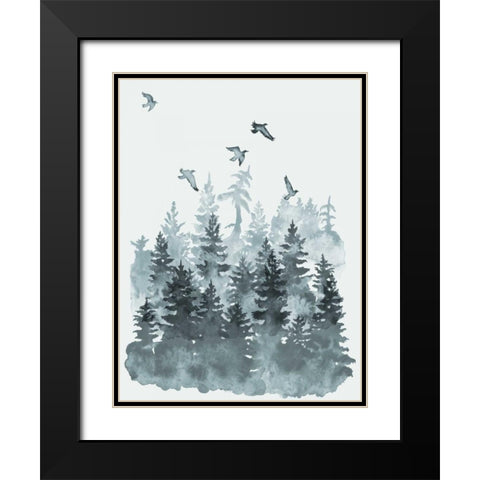 Sierra Vista II Black Modern Wood Framed Art Print with Double Matting by McCavitt, Naomi