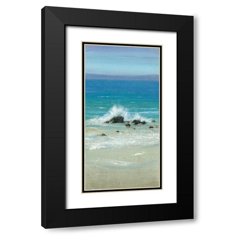 Salt Spray III Black Modern Wood Framed Art Print with Double Matting by OToole, Tim