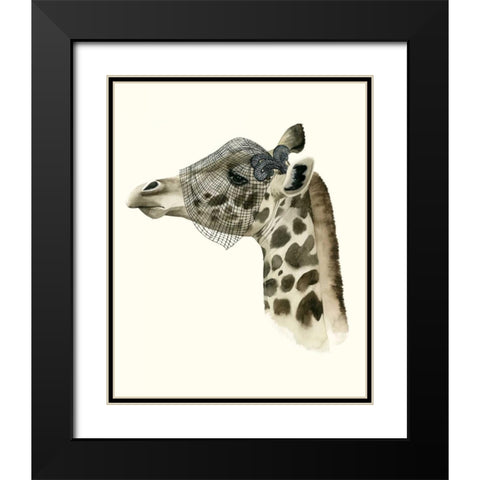 Downton Animals II Black Modern Wood Framed Art Print with Double Matting by Popp, Grace