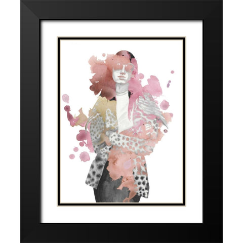 Fashion Illustration I Black Modern Wood Framed Art Print with Double Matting by McCavitt, Naomi