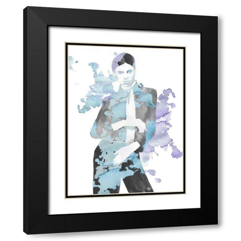 Fashion Illustration III Black Modern Wood Framed Art Print with Double Matting by McCavitt, Naomi