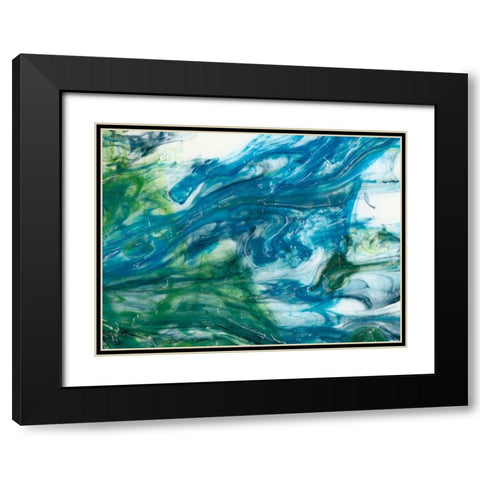 Tidal Sweep I Black Modern Wood Framed Art Print with Double Matting by Chandler, Sharon