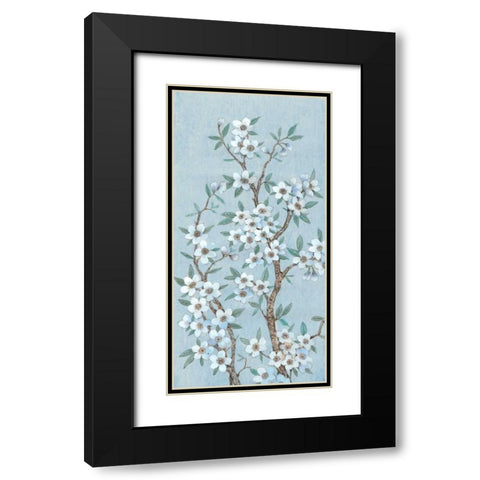 Branches of Blossoms I Black Modern Wood Framed Art Print with Double Matting by OToole, Tim