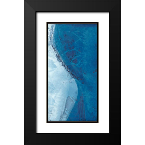 Undercurrent I Black Modern Wood Framed Art Print with Double Matting by Zarris, Chariklia