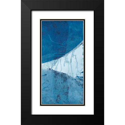 Undercurrent II Black Modern Wood Framed Art Print with Double Matting by Zarris, Chariklia