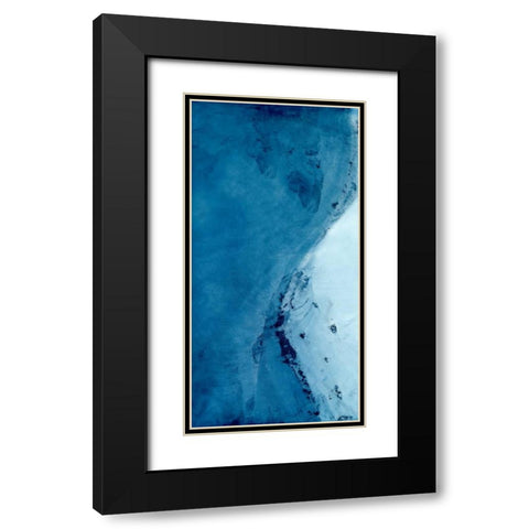 Undercurrent III Black Modern Wood Framed Art Print with Double Matting by Zarris, Chariklia