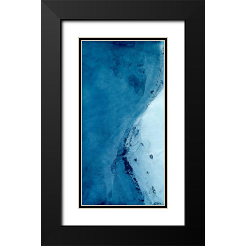 Undercurrent III Black Modern Wood Framed Art Print with Double Matting by Zarris, Chariklia