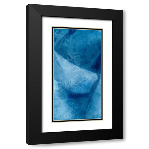 Undercurrent IV Black Modern Wood Framed Art Print with Double Matting by Zarris, Chariklia