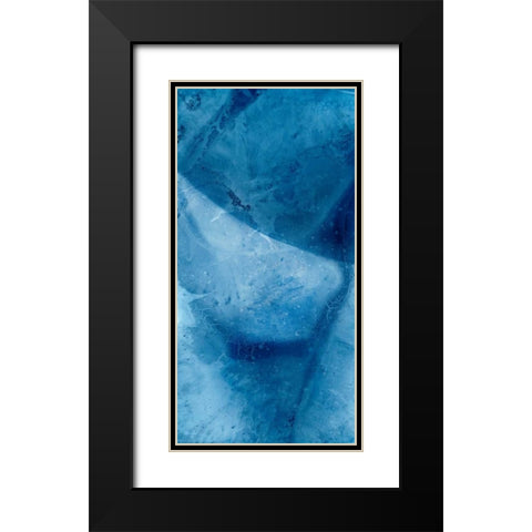 Undercurrent IV Black Modern Wood Framed Art Print with Double Matting by Zarris, Chariklia