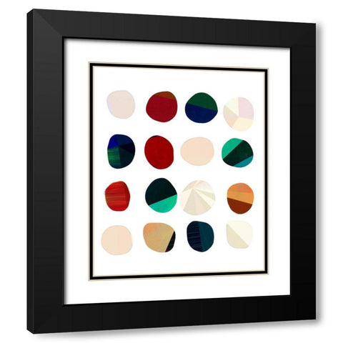 Details Four Black Modern Wood Framed Art Print with Double Matting by Jasper, Sisa