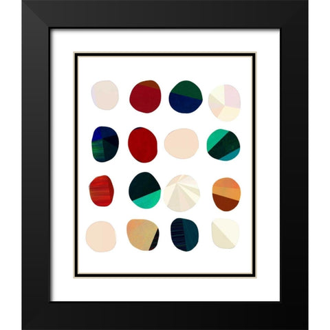 Details Four Black Modern Wood Framed Art Print with Double Matting by Jasper, Sisa