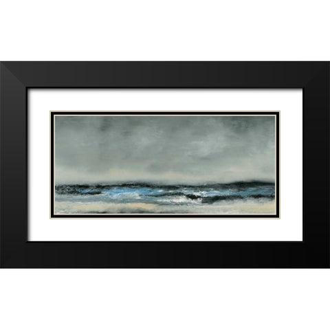 Horizon View III Black Modern Wood Framed Art Print with Double Matting by Gordon, Sharon