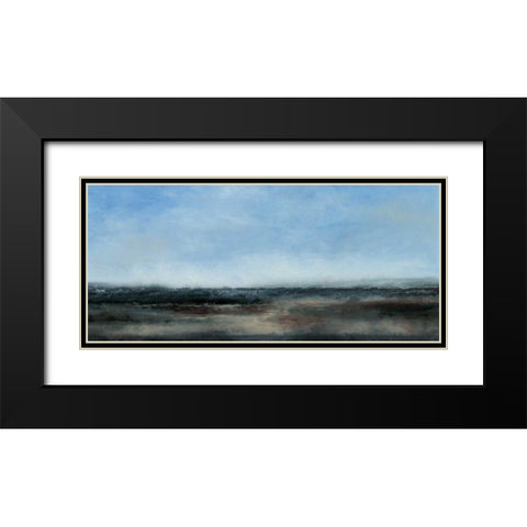 Horizon View IV Black Modern Wood Framed Art Print with Double Matting by Gordon, Sharon