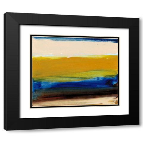 Land and Sky II Black Modern Wood Framed Art Print with Double Matting by Gordon, Sharon