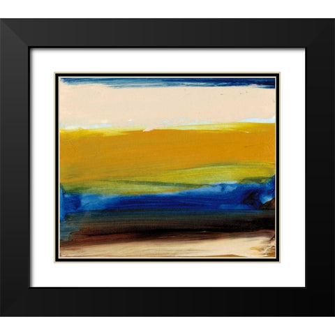 Land and Sky II Black Modern Wood Framed Art Print with Double Matting by Gordon, Sharon