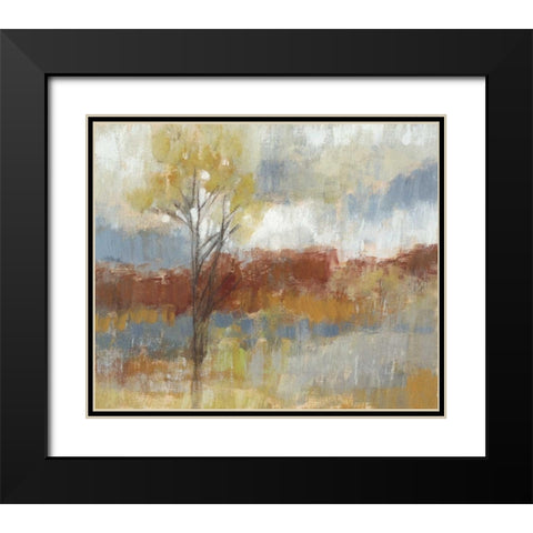 Sienna Field I Black Modern Wood Framed Art Print with Double Matting by Goldberger, Jennifer