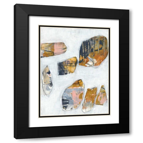 Inset I Black Modern Wood Framed Art Print with Double Matting by Goldberger, Jennifer