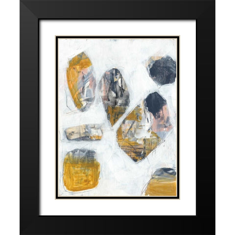 Inset II Black Modern Wood Framed Art Print with Double Matting by Goldberger, Jennifer