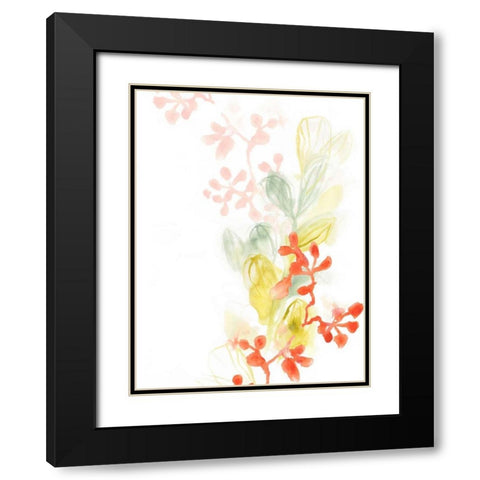 Sea Branch II Black Modern Wood Framed Art Print with Double Matting by Vess, June Erica