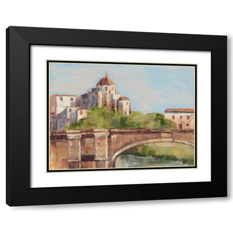 European River Bank I Black Modern Wood Framed Art Print with Double Matting by Harper, Ethan