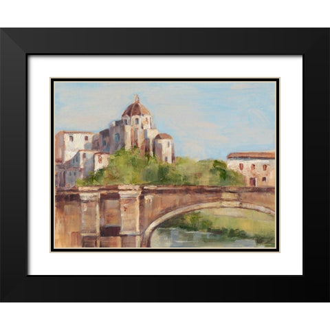 European River Bank I Black Modern Wood Framed Art Print with Double Matting by Harper, Ethan