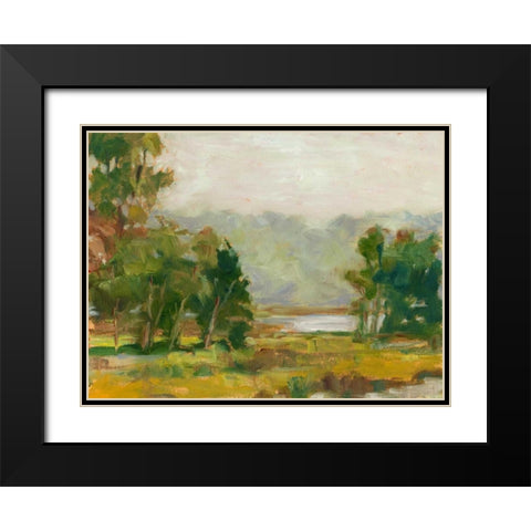 Changing Sunlight II Black Modern Wood Framed Art Print with Double Matting by Harper, Ethan