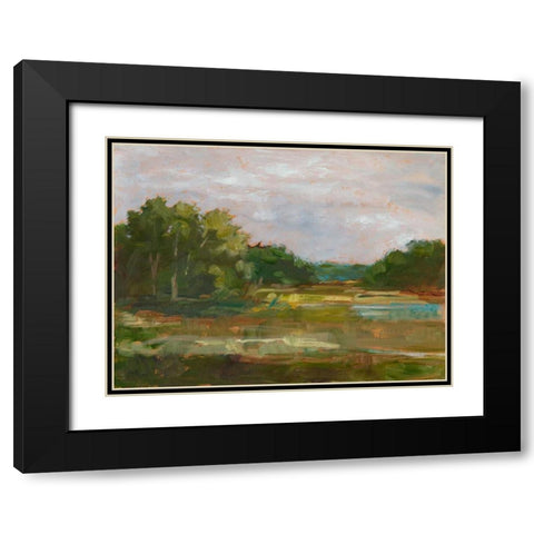 Changing Sunlight III Black Modern Wood Framed Art Print with Double Matting by Harper, Ethan