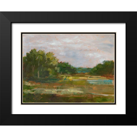 Changing Sunlight III Black Modern Wood Framed Art Print with Double Matting by Harper, Ethan