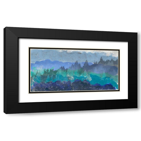 Appalachian Trail I Black Modern Wood Framed Art Print with Double Matting by Ludwig, Alicia