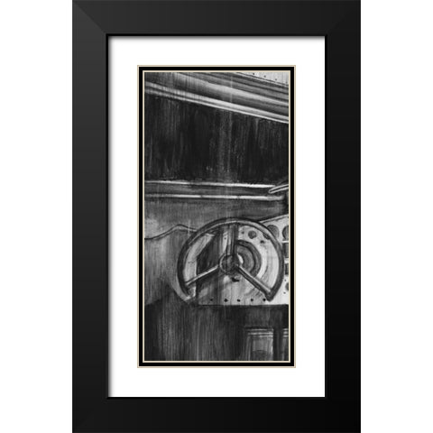 Vintage Cockpit I Black Modern Wood Framed Art Print with Double Matting by Harper, Ethan