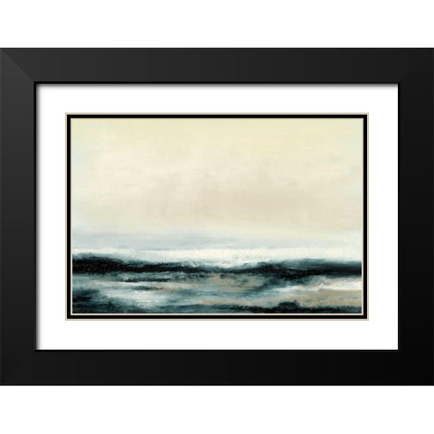 Ocean Tide II Black Modern Wood Framed Art Print with Double Matting by Gordon, Sharon