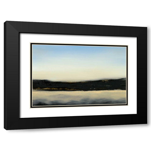 Ocean Tide VI Black Modern Wood Framed Art Print with Double Matting by Gordon, Sharon