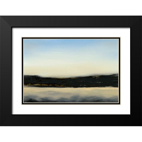 Ocean Tide VI Black Modern Wood Framed Art Print with Double Matting by Gordon, Sharon