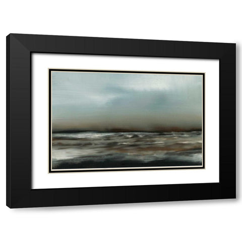 Ocean Tide VII Black Modern Wood Framed Art Print with Double Matting by Gordon, Sharon