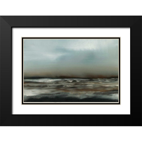 Ocean Tide VII Black Modern Wood Framed Art Print with Double Matting by Gordon, Sharon