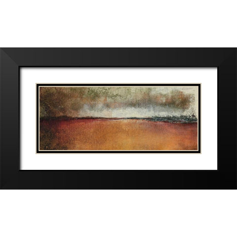 Reflect Black Modern Wood Framed Art Print with Double Matting by Gordon, Sharon