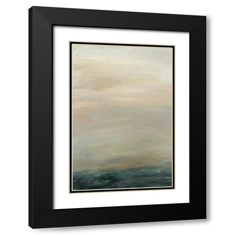 Soft Horizon  I Black Modern Wood Framed Art Print with Double Matting by Gordon, Sharon