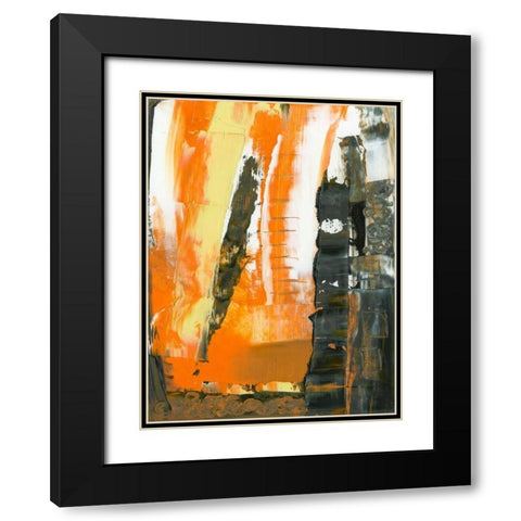 Avenue IV Black Modern Wood Framed Art Print with Double Matting by Gordon, Sharon